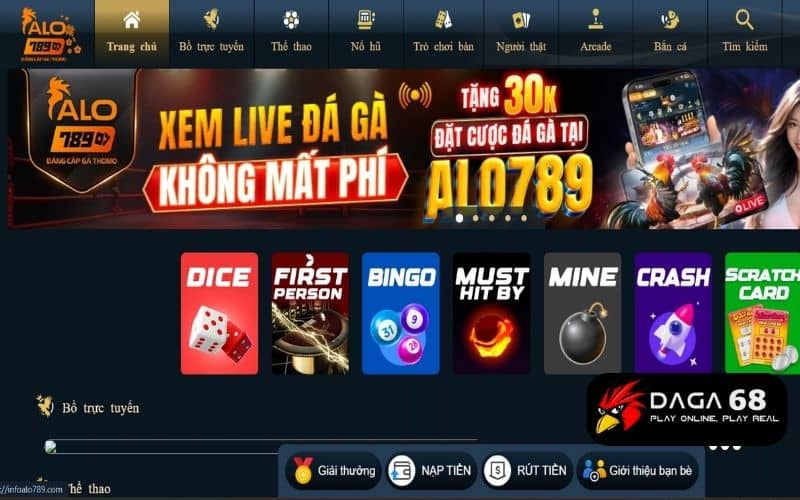 ALO789 là trang đá gà uy tín mới nổi