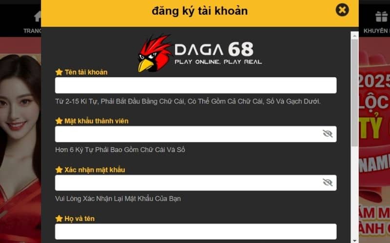Người chơi chỉ được phép đăng ký 1 tài khoản duy nhất