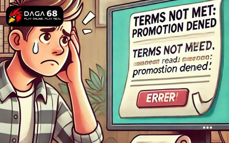 Người chơi không đọc kỹ điều khoản tham gia khuyến mãi